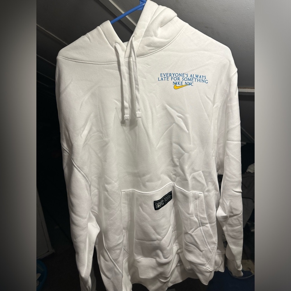 White Nike Pullover Hoodie Size XXL